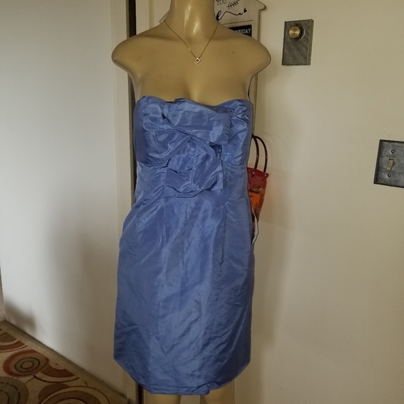 New J. Crew  blue special occasion organza dress 6 - Picture 3 of 13